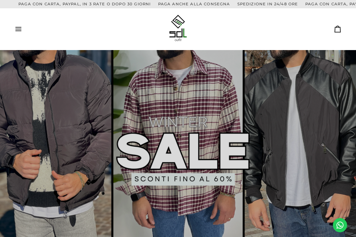 SDL OUTFIT homepage screenshot