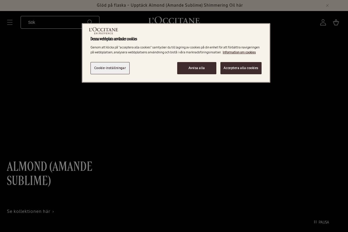L'Occitane en Provence homepage screenshot