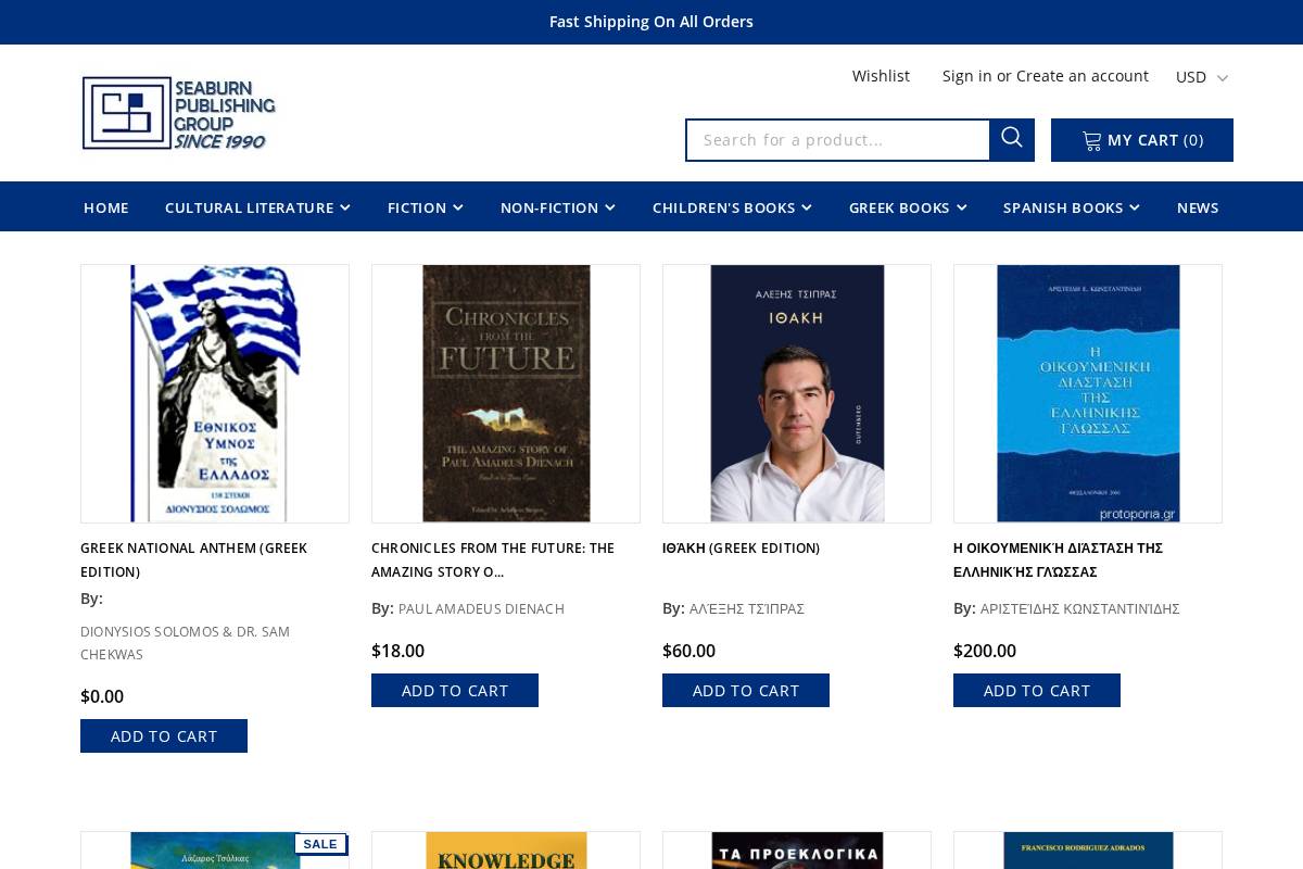 seaburn-books.com homepage screenshot