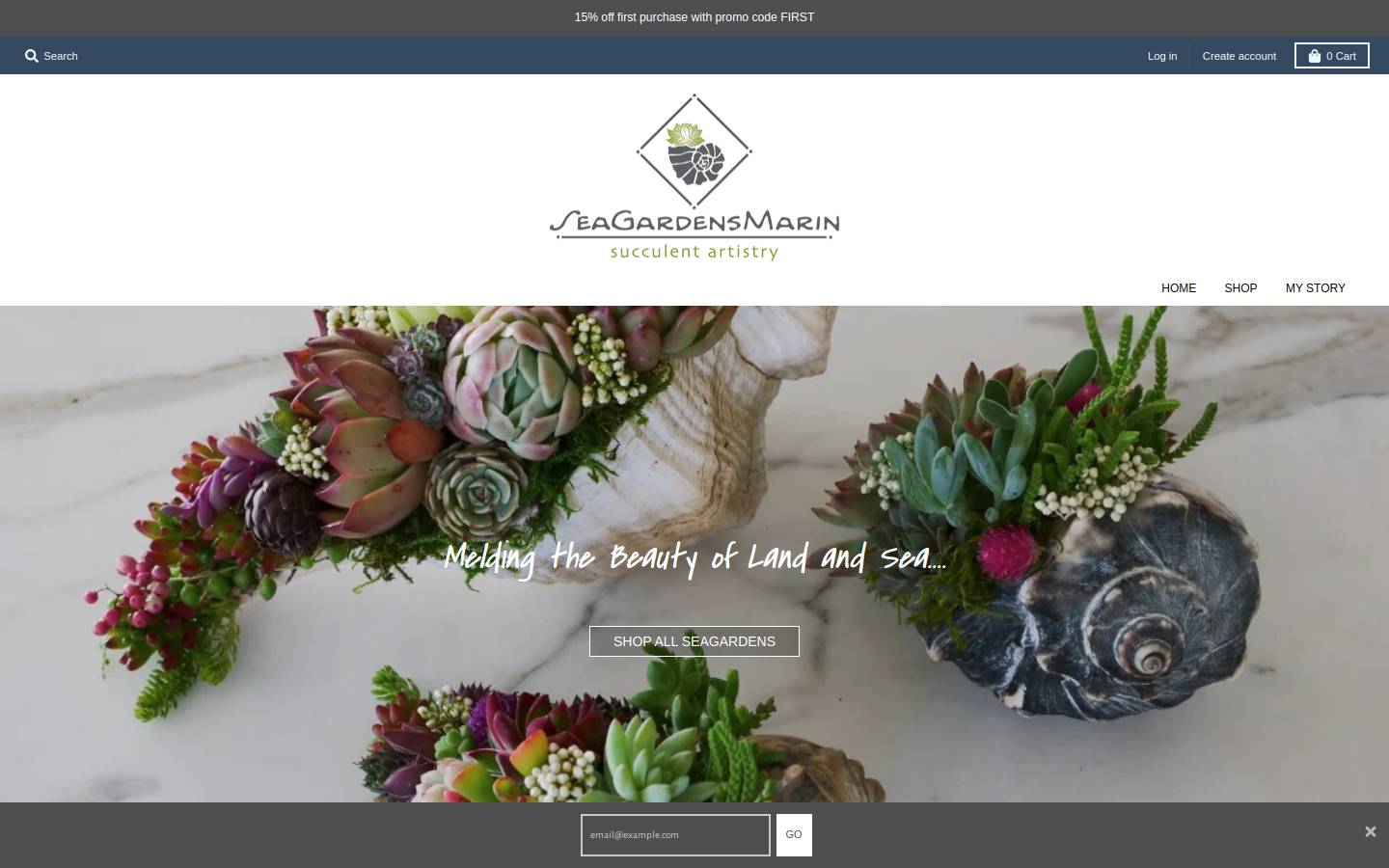 seagardensmarin.com homepage screenshot