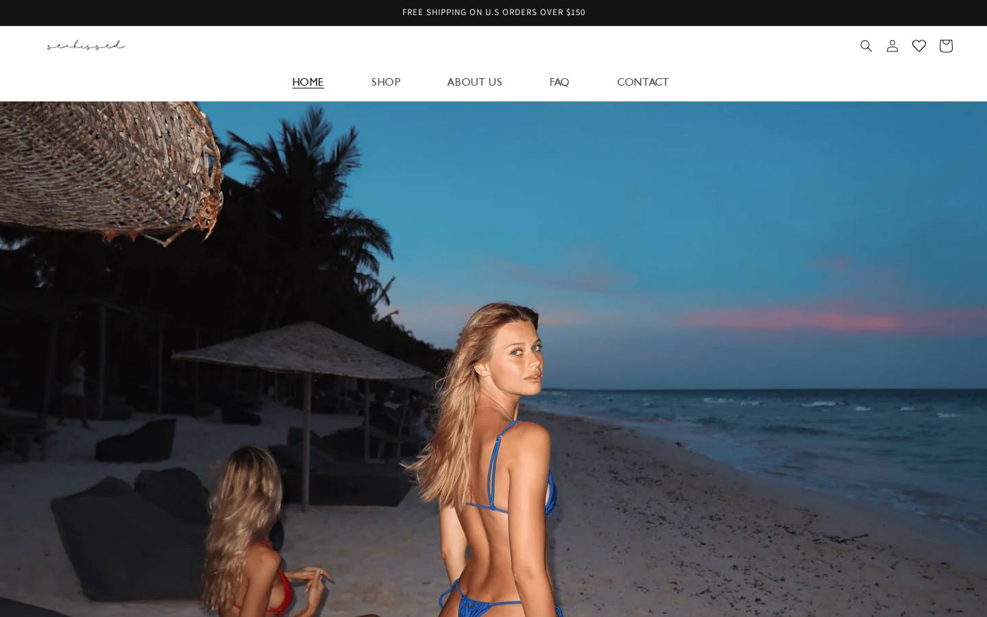 seakissedswim.com homepage screenshot