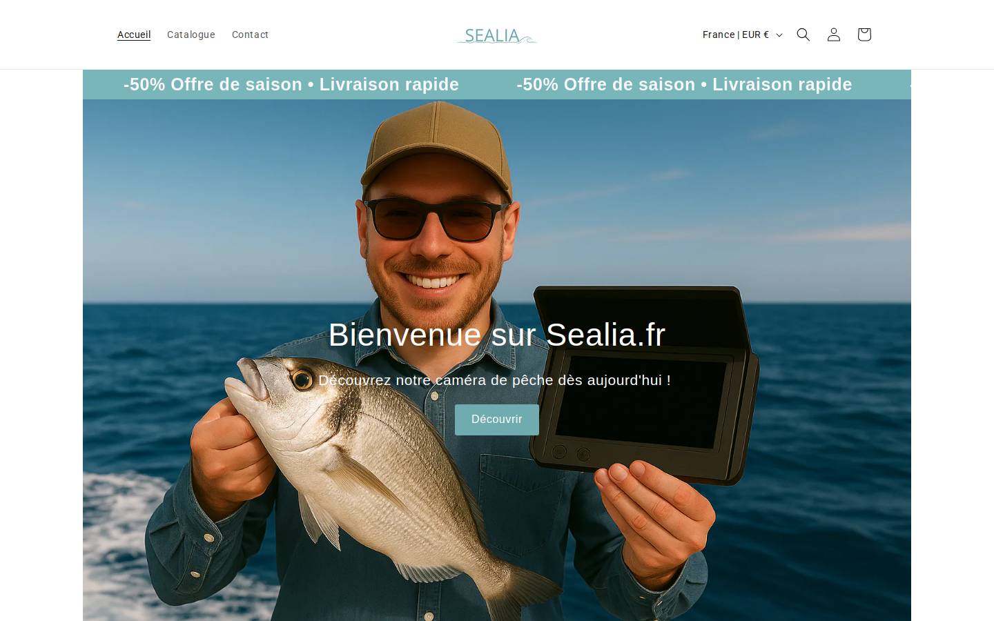 sealia.fr homepage screenshot