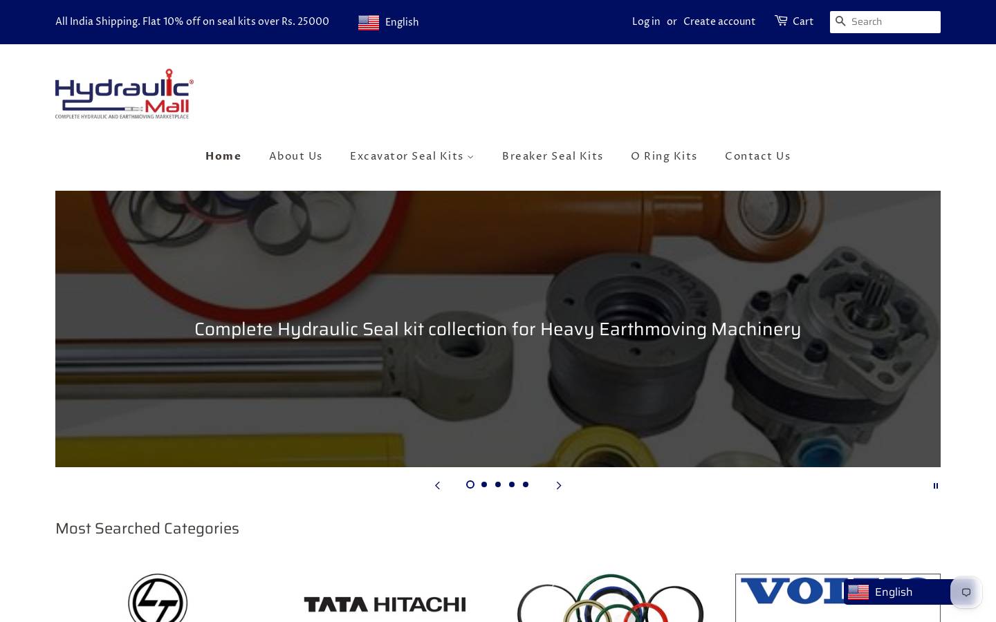 sealkitindia.com homepage screenshot