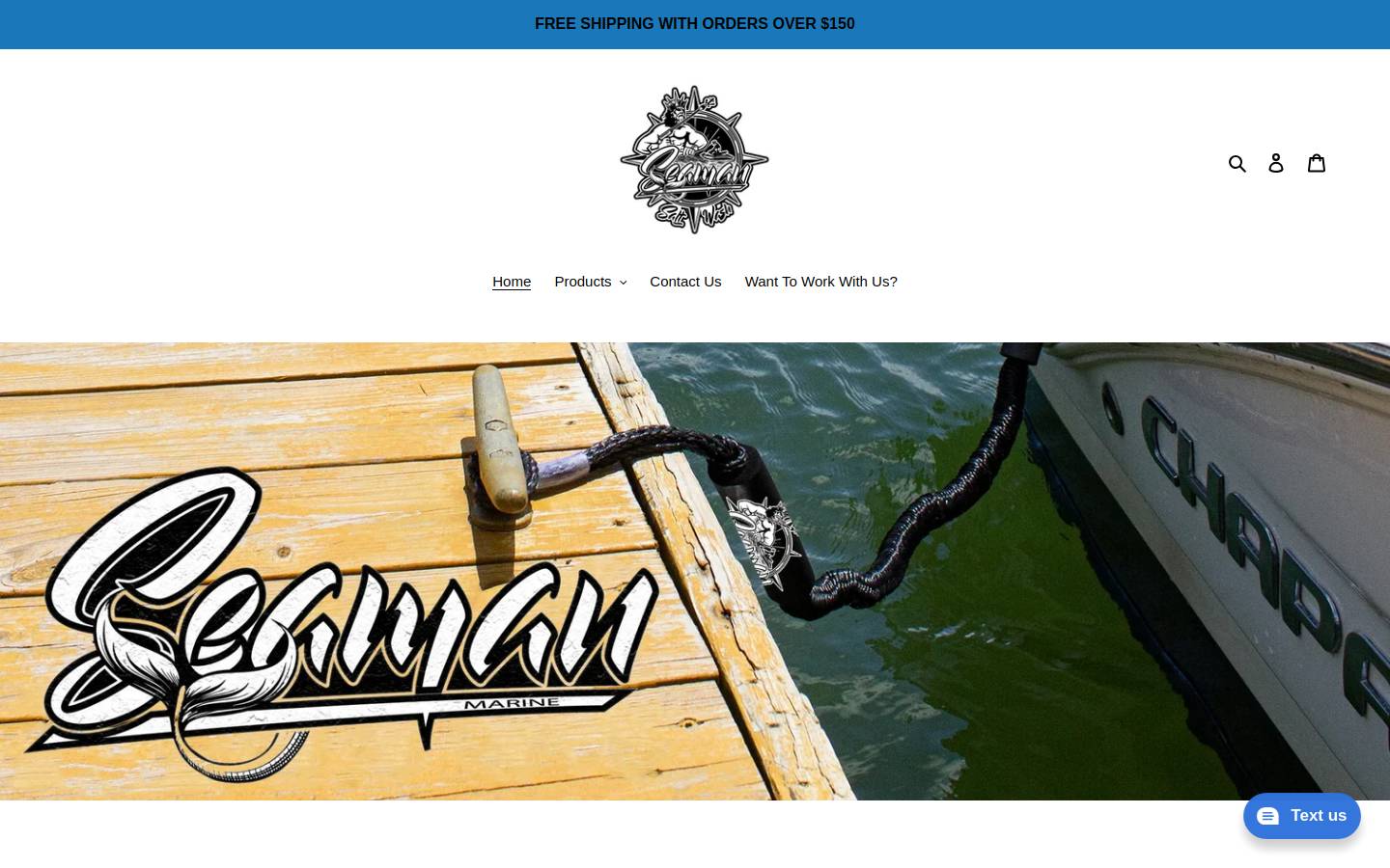 seamanmarine.com.au homepage screenshot