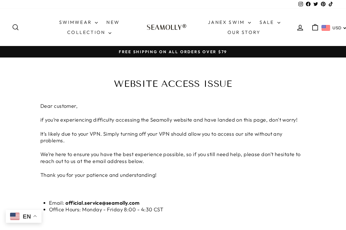 Seamolly homepage screenshot