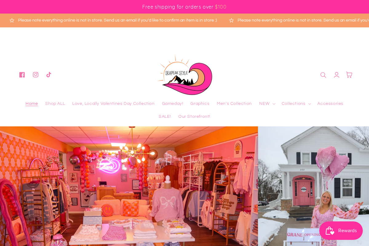 seapeakstyle.com homepage screenshot