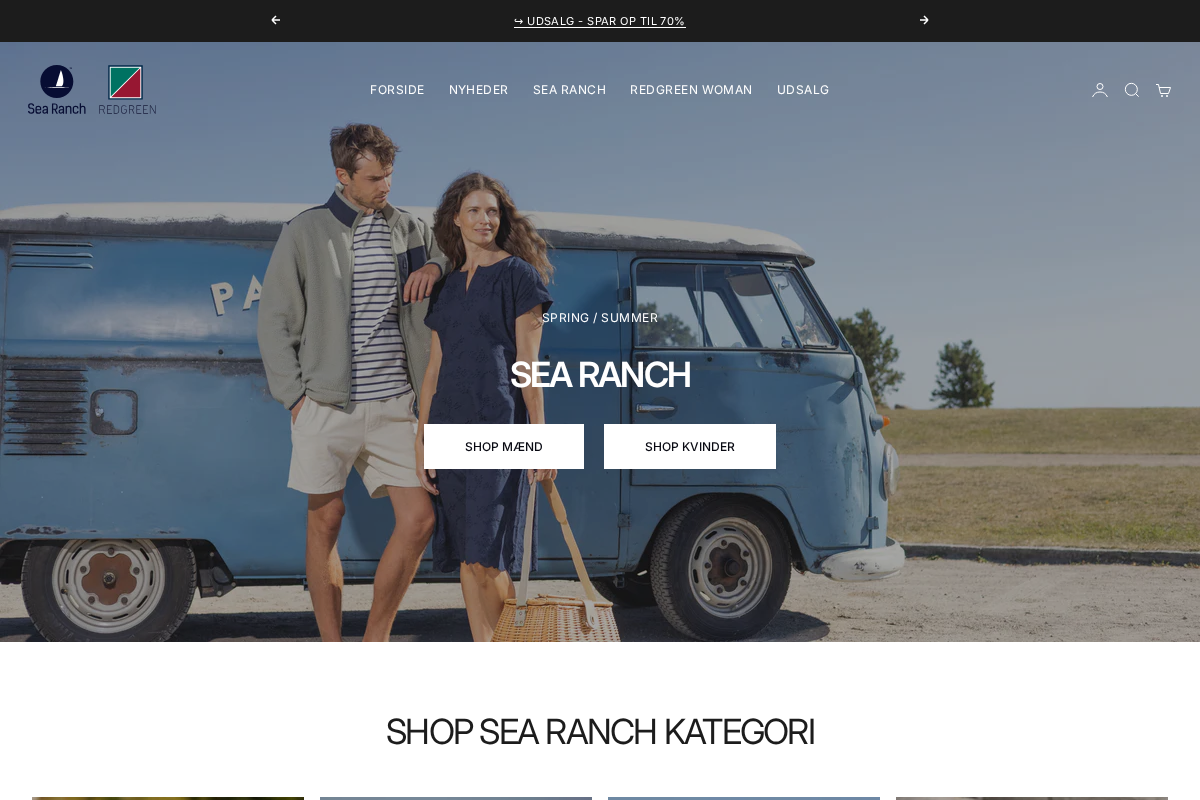 Sea Ranch homepage screenshot