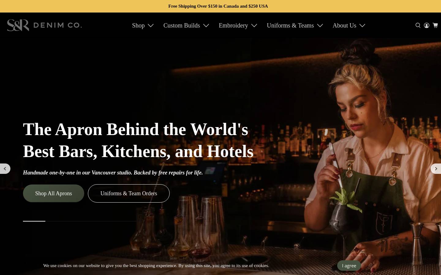 searchandrescuedenim.com homepage screenshot
