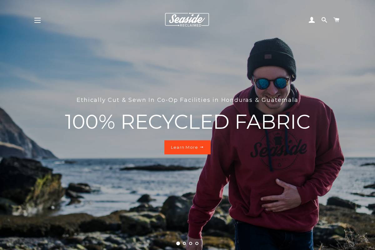 seasideapparel.ca homepage screenshot