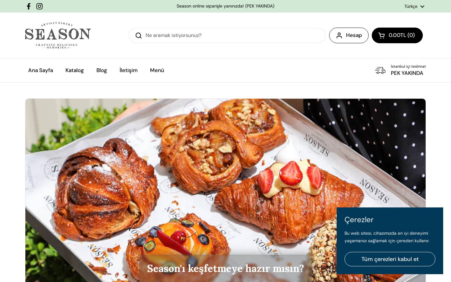 seasonbakery.com homepage screenshot
