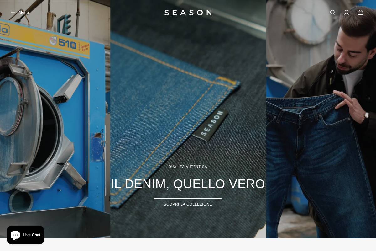 Season homepage screenshot