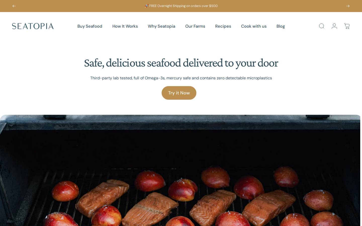seatopia.fish homepage screenshot