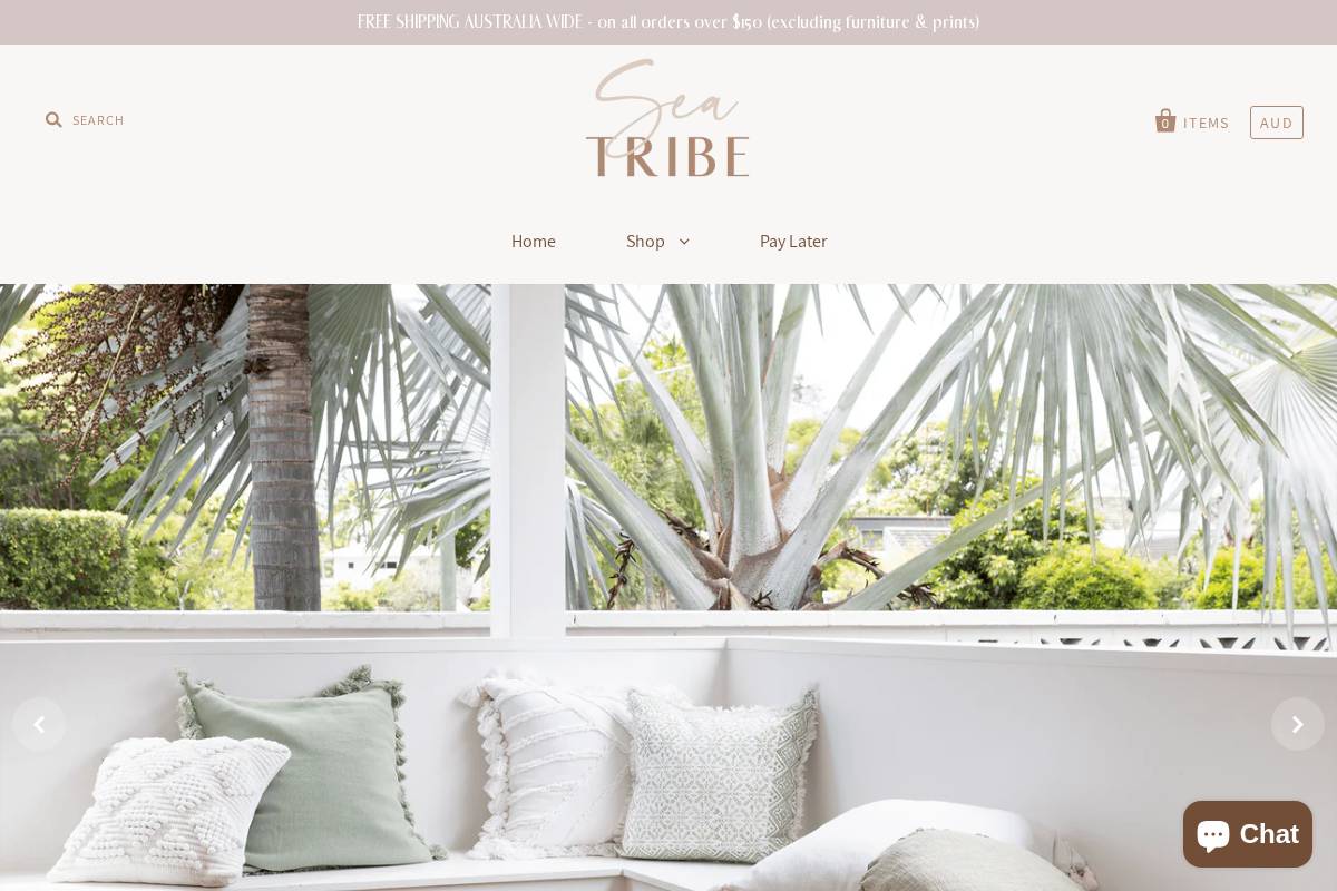 seatribe.com.au homepage screenshot