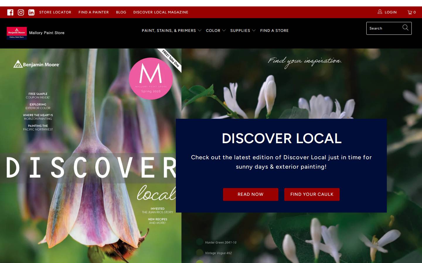 seattlepaint.com homepage screenshot