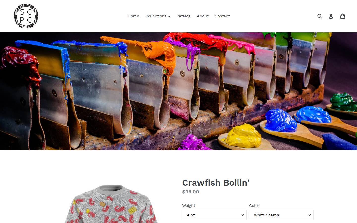 seauxcalprint.co homepage screenshot