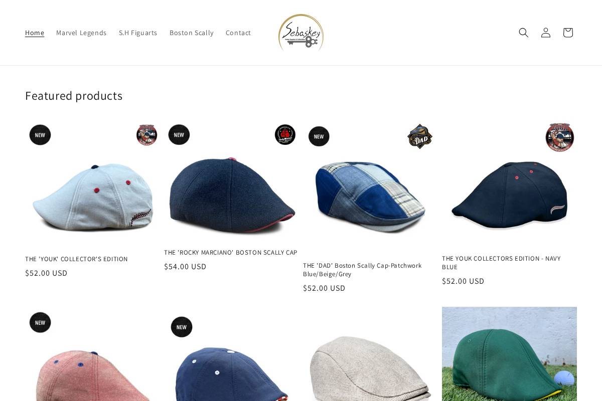sebaskey.com homepage screenshot