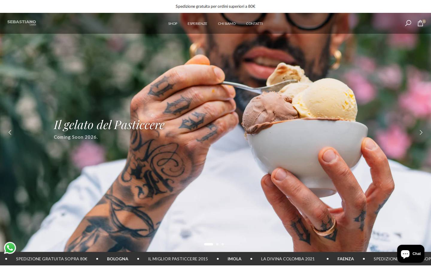 sebastianocaridi.it homepage screenshot