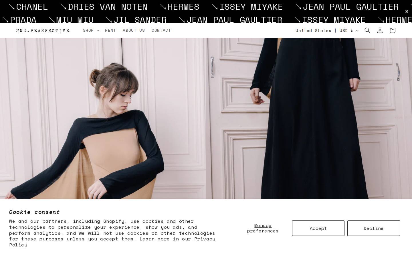 seconde-perspective.com homepage screenshot