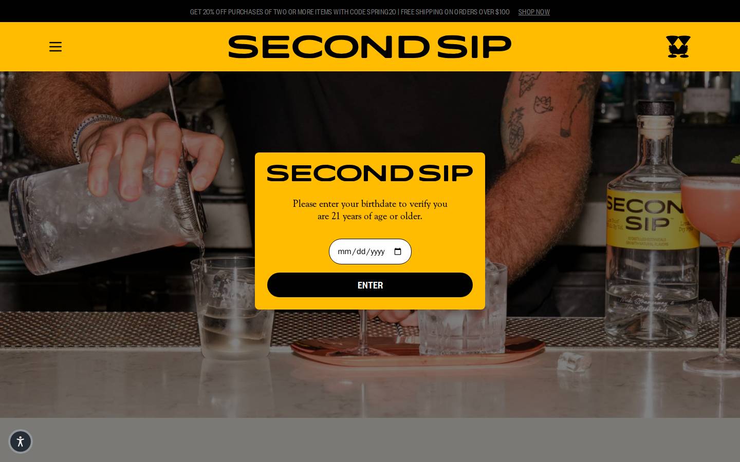 secondsip.com homepage screenshot