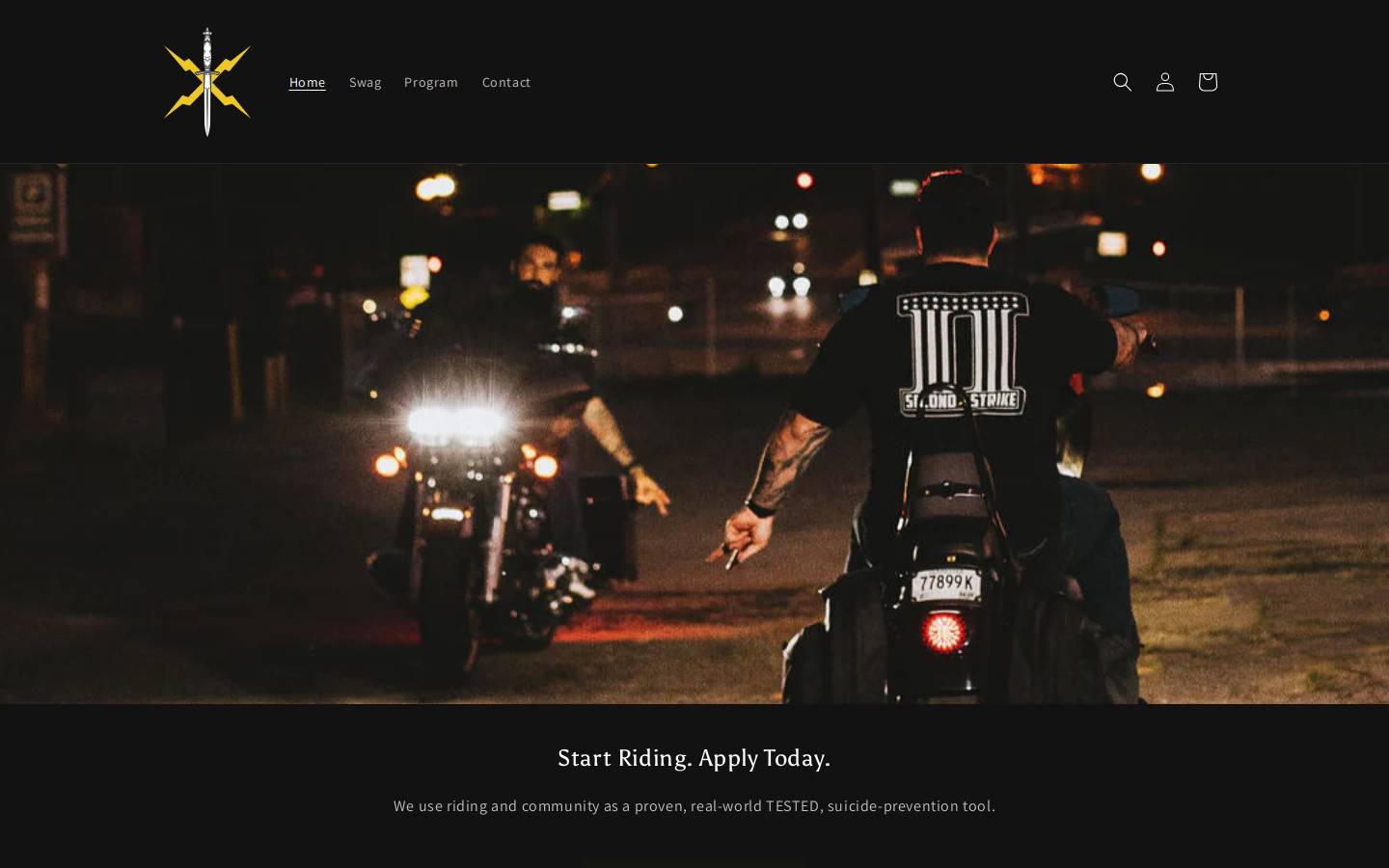 secondstrike.us homepage screenshot