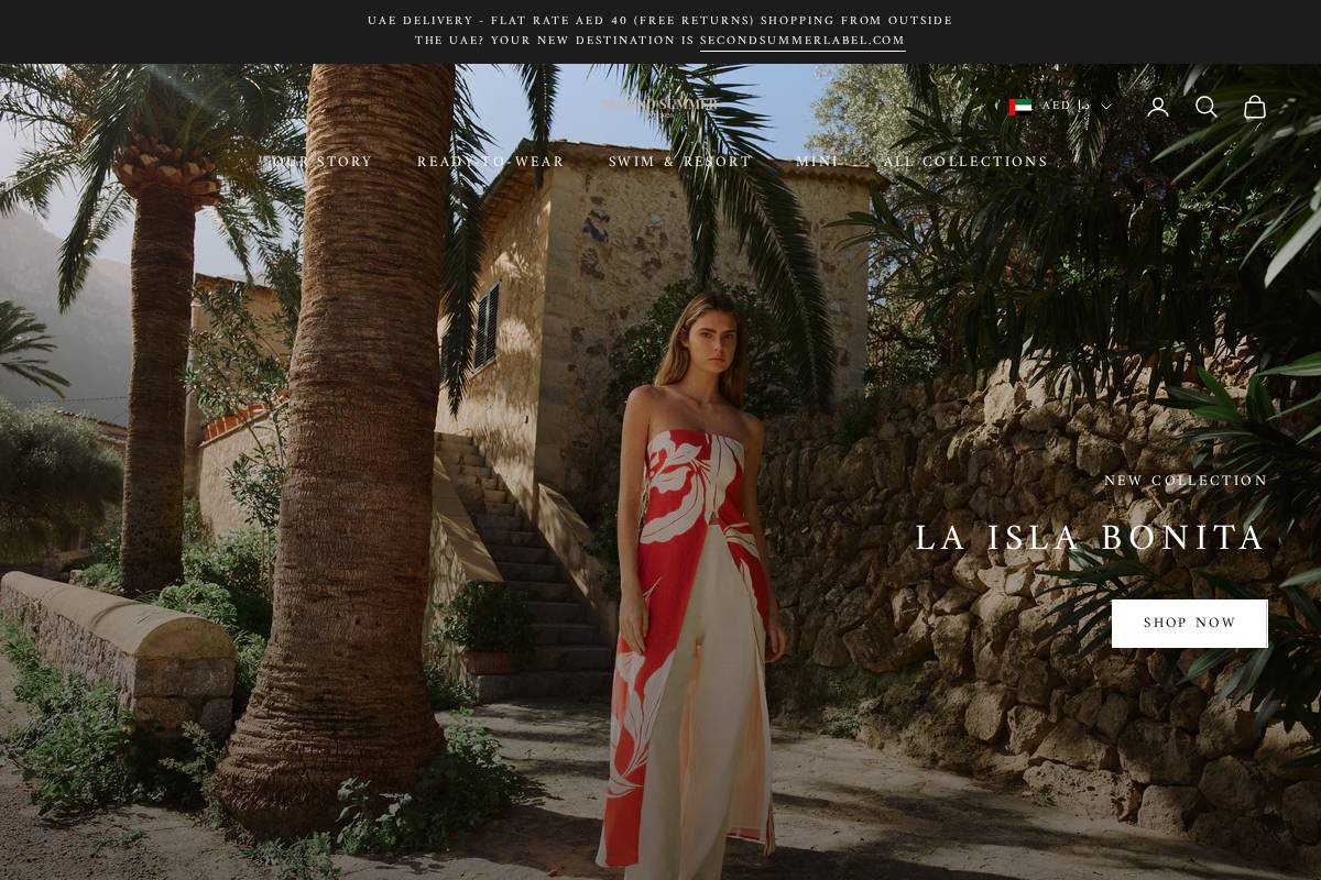 secondsummerlabel.me homepage screenshot