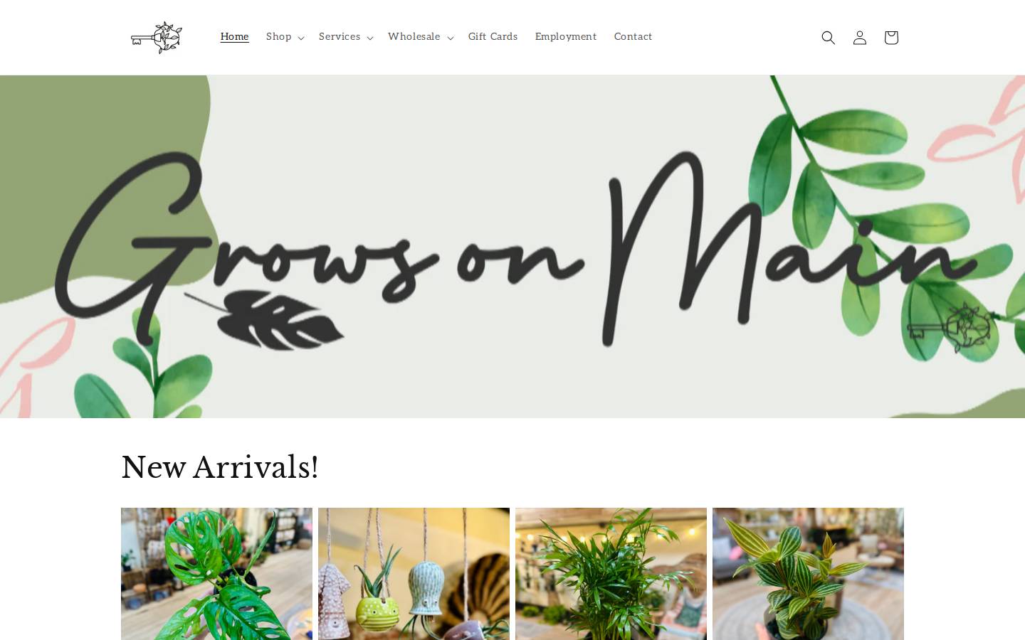 secretplantco.com homepage screenshot