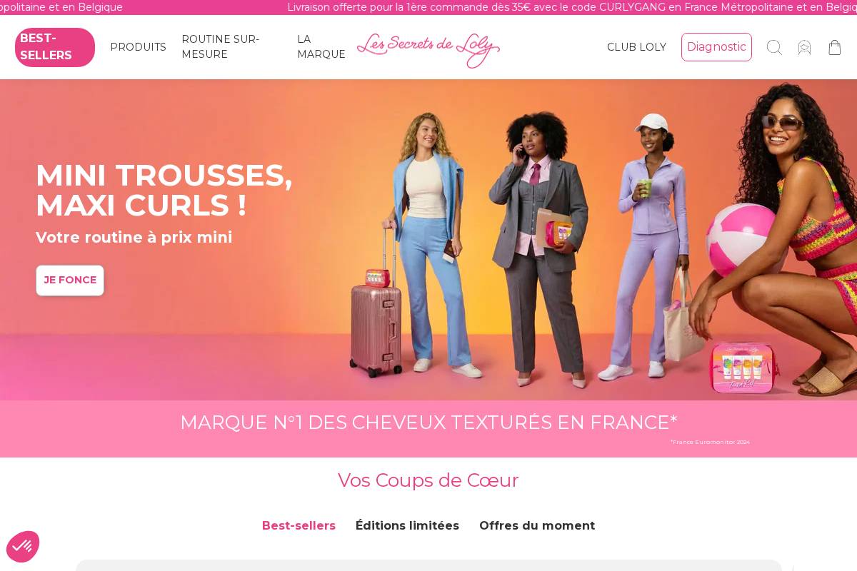 Secretsdeloly homepage screenshot
