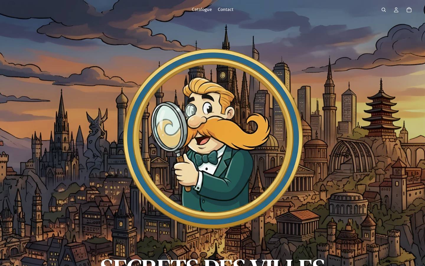 secretsdesvilles.fr homepage screenshot