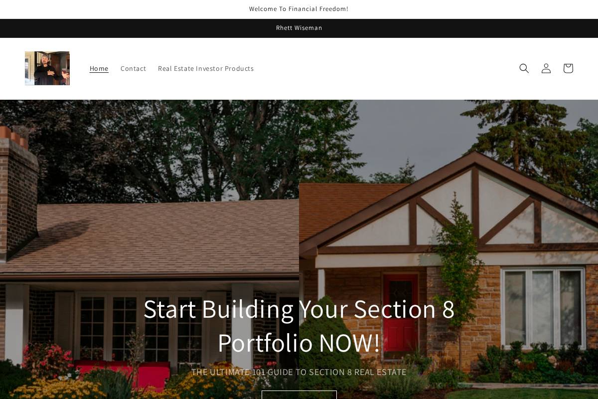 section8guy.com homepage screenshot
