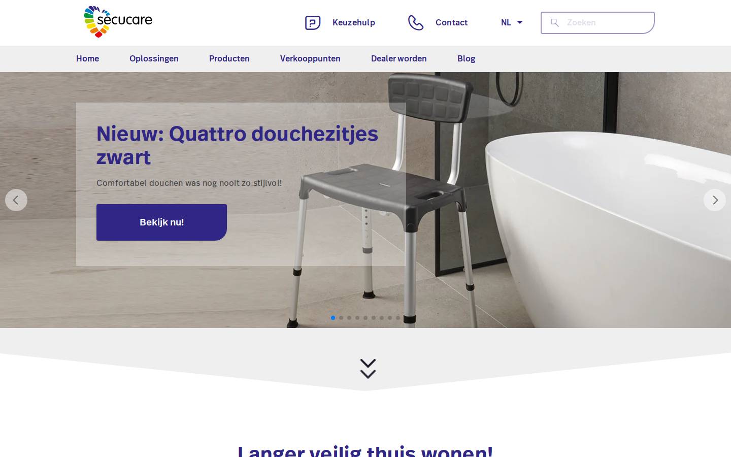 secucare.nl homepage screenshot