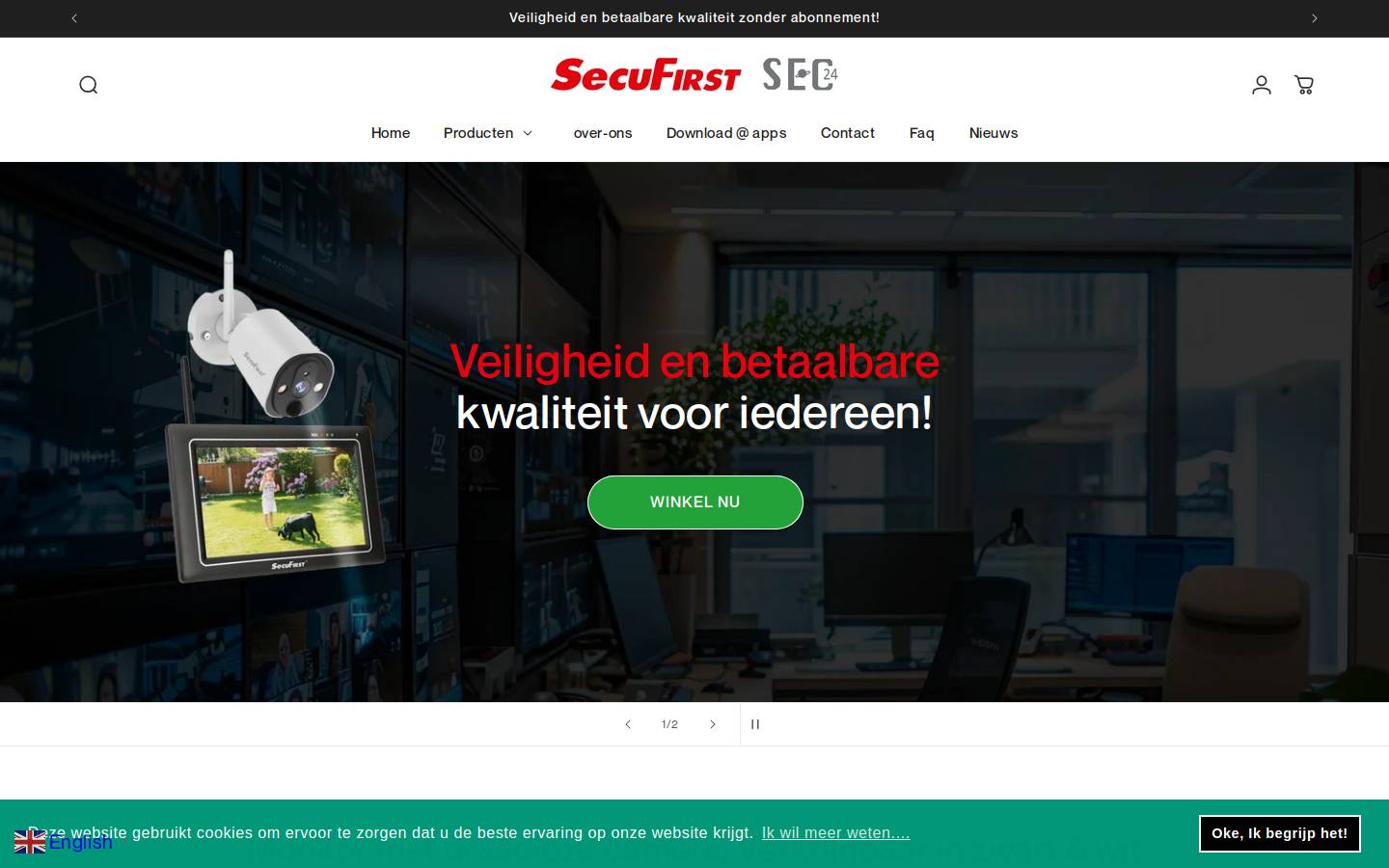 secufirst.eu homepage screenshot