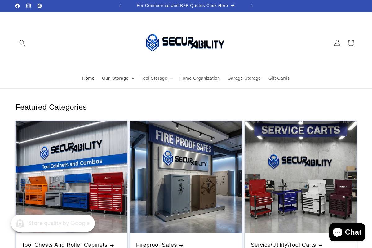 securability.shop homepage screenshot