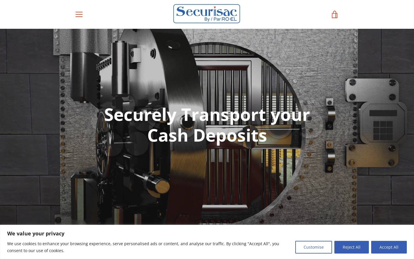 securisac.ca homepage screenshot