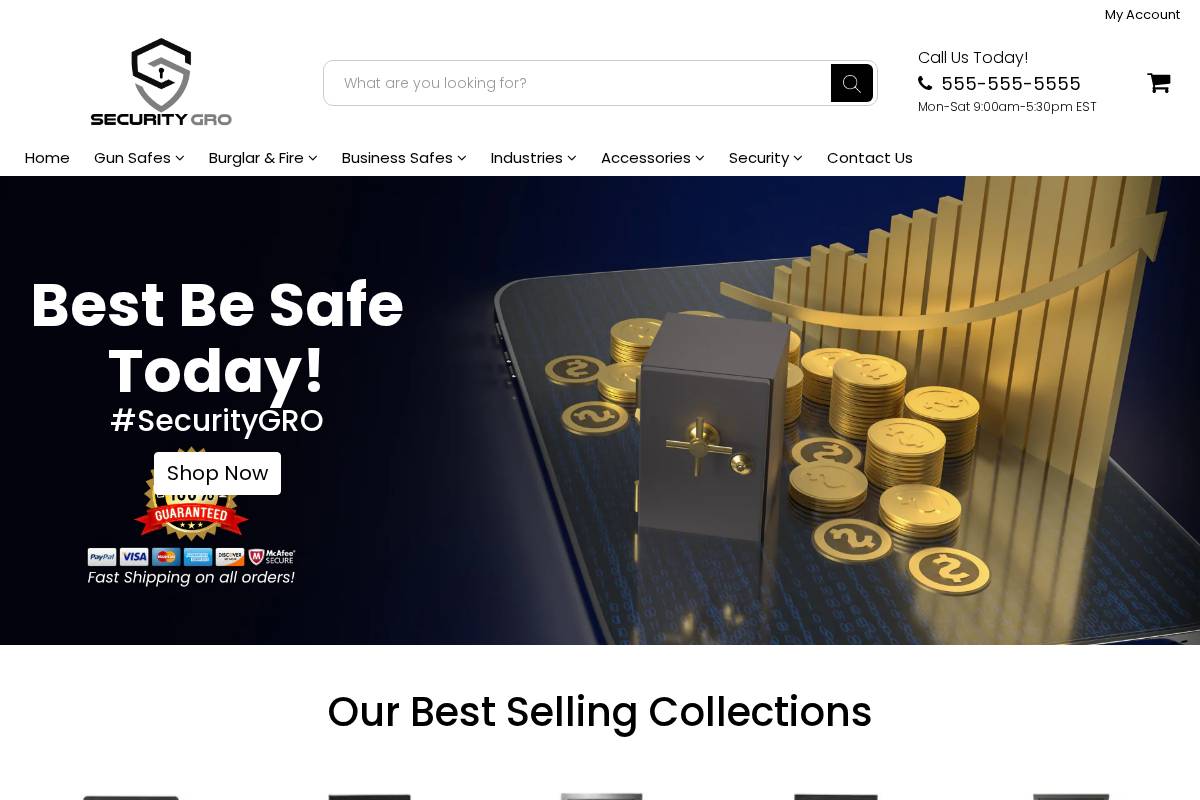 securitygro.com homepage screenshot