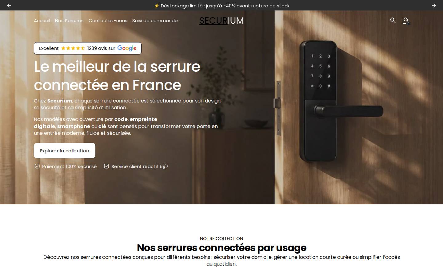 securium.fr homepage screenshot