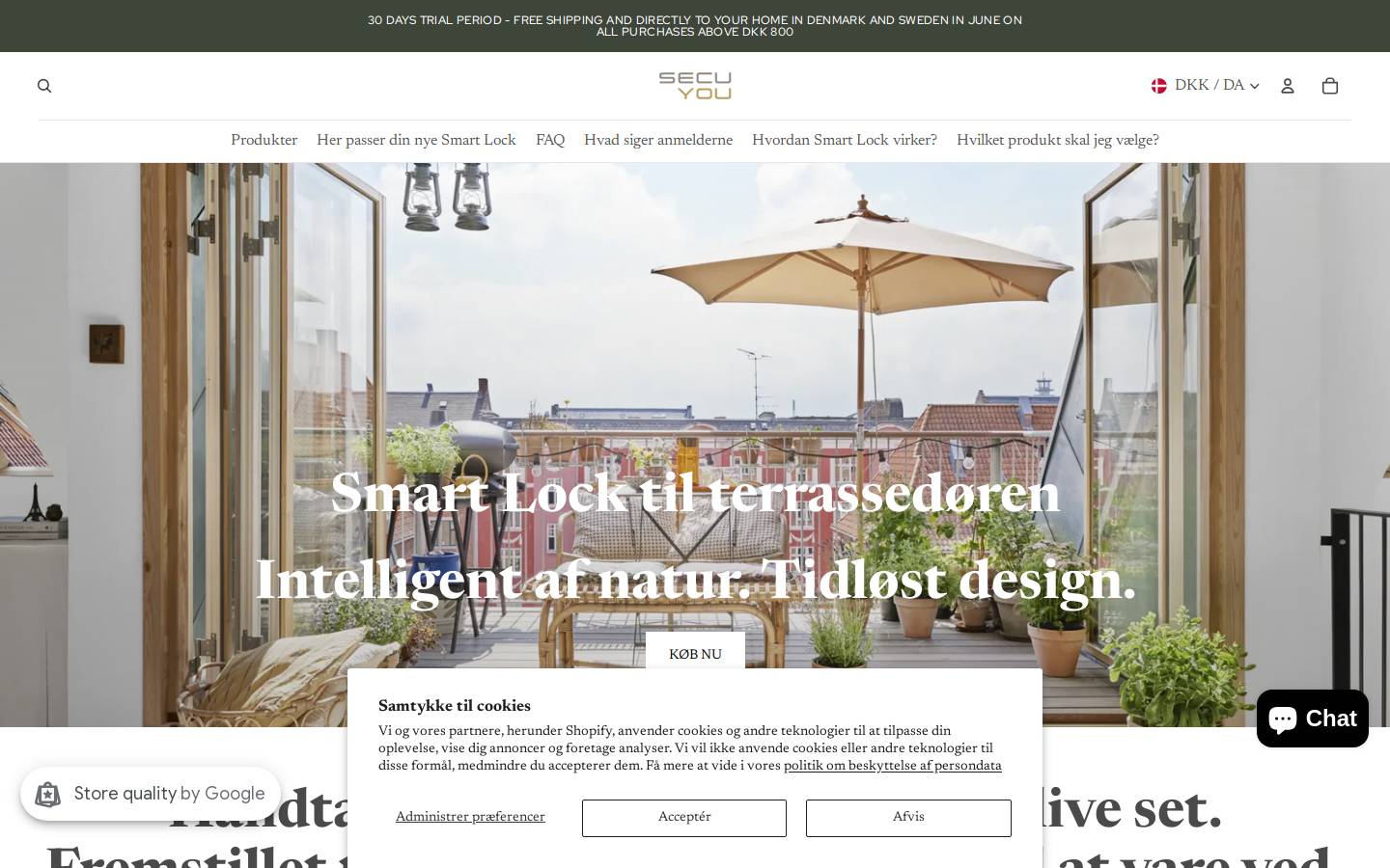 Secuyou ApS homepage screenshot