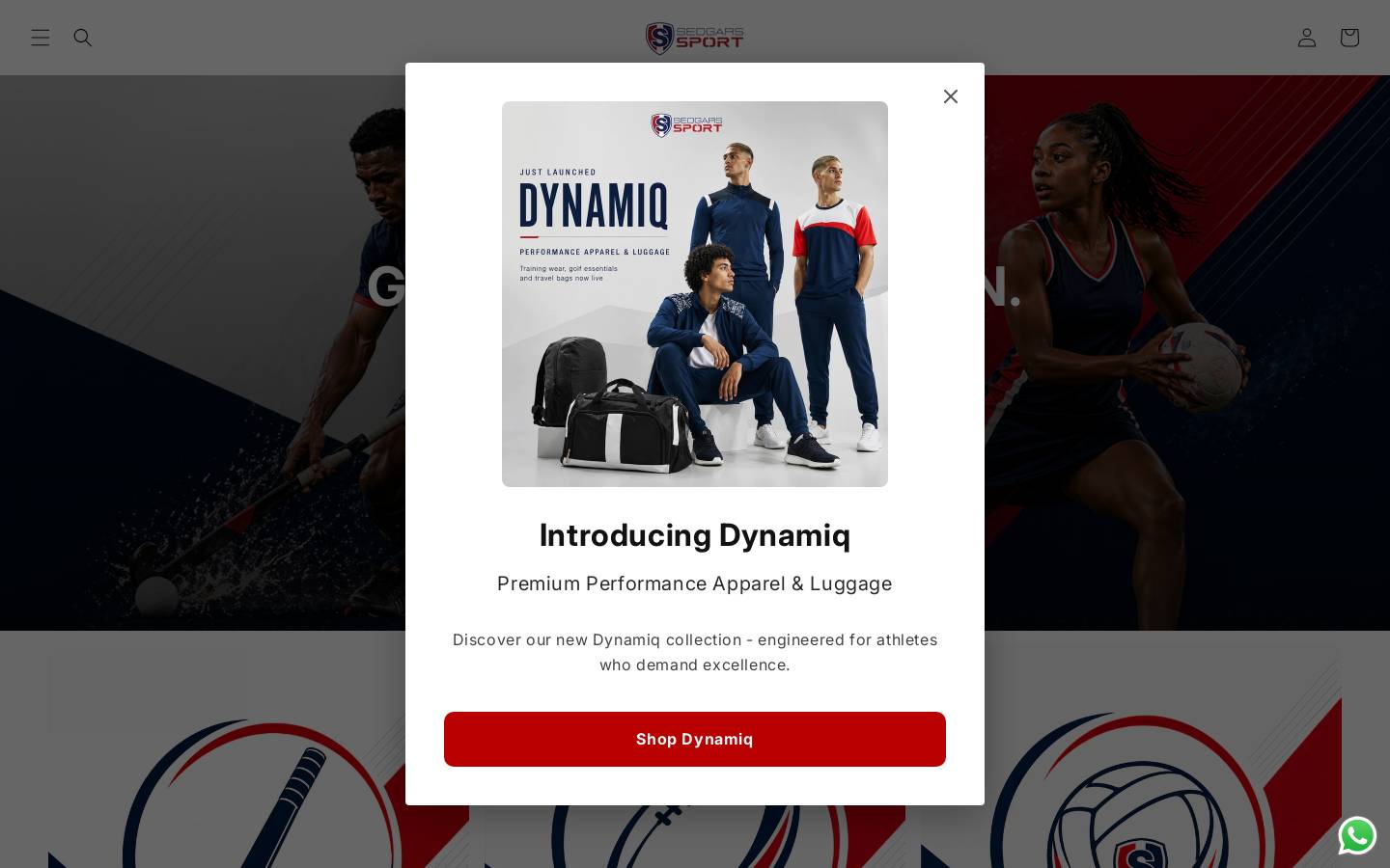 sedgarssport.co.za homepage screenshot