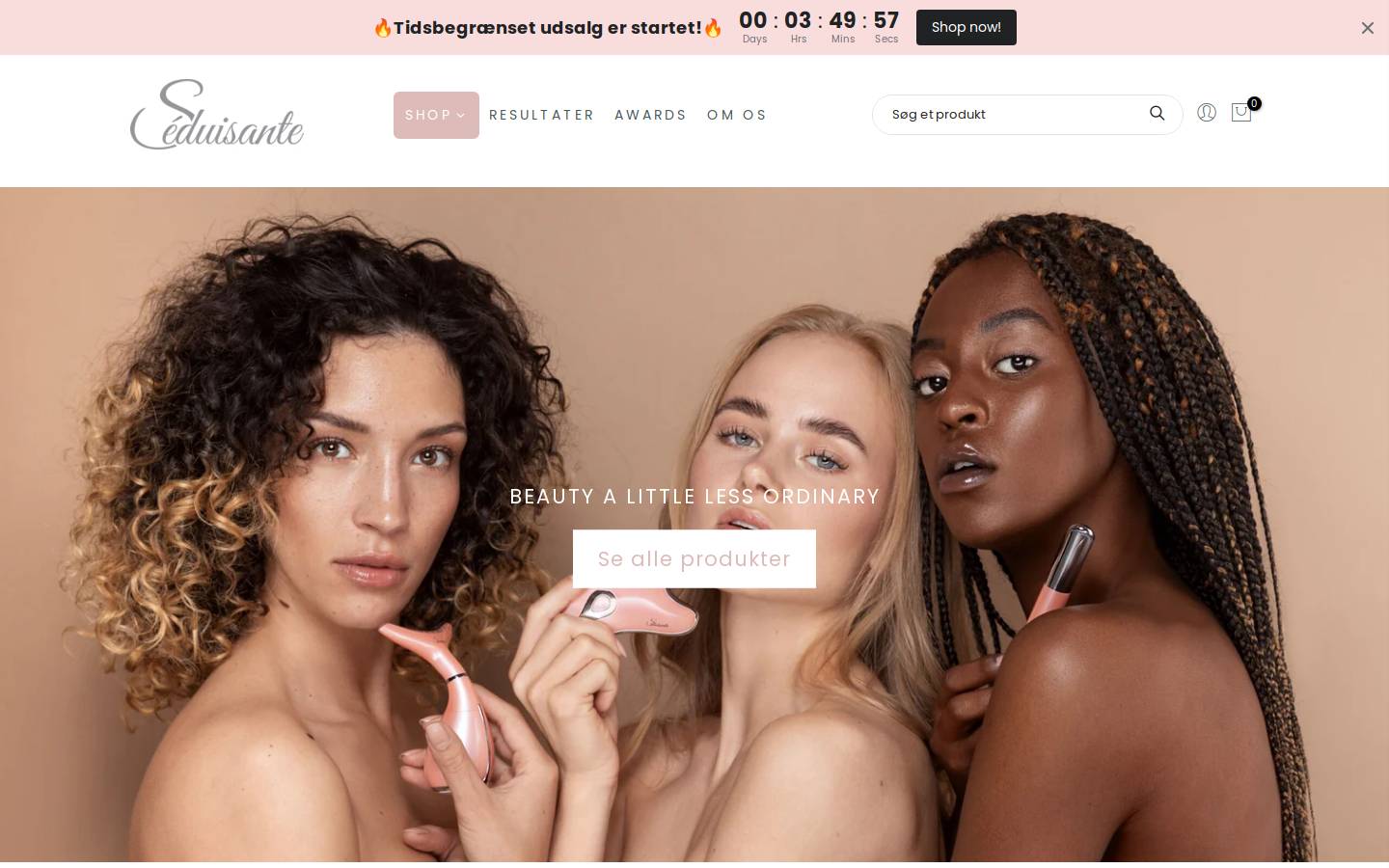 Seduisante homepage screenshot
