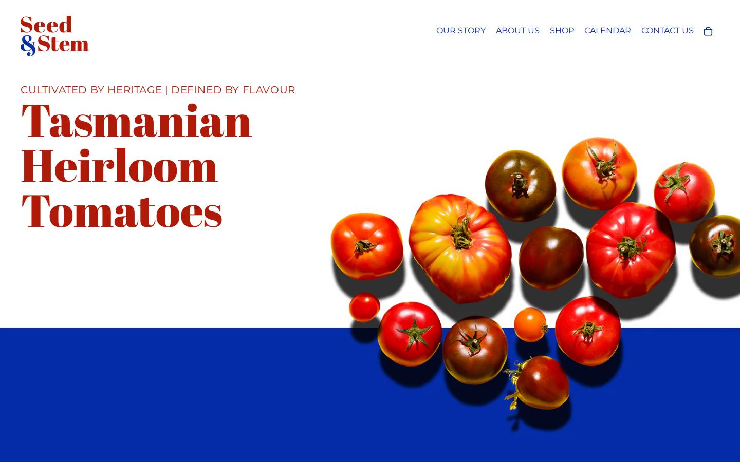 seedandstem.com.au homepage screenshot