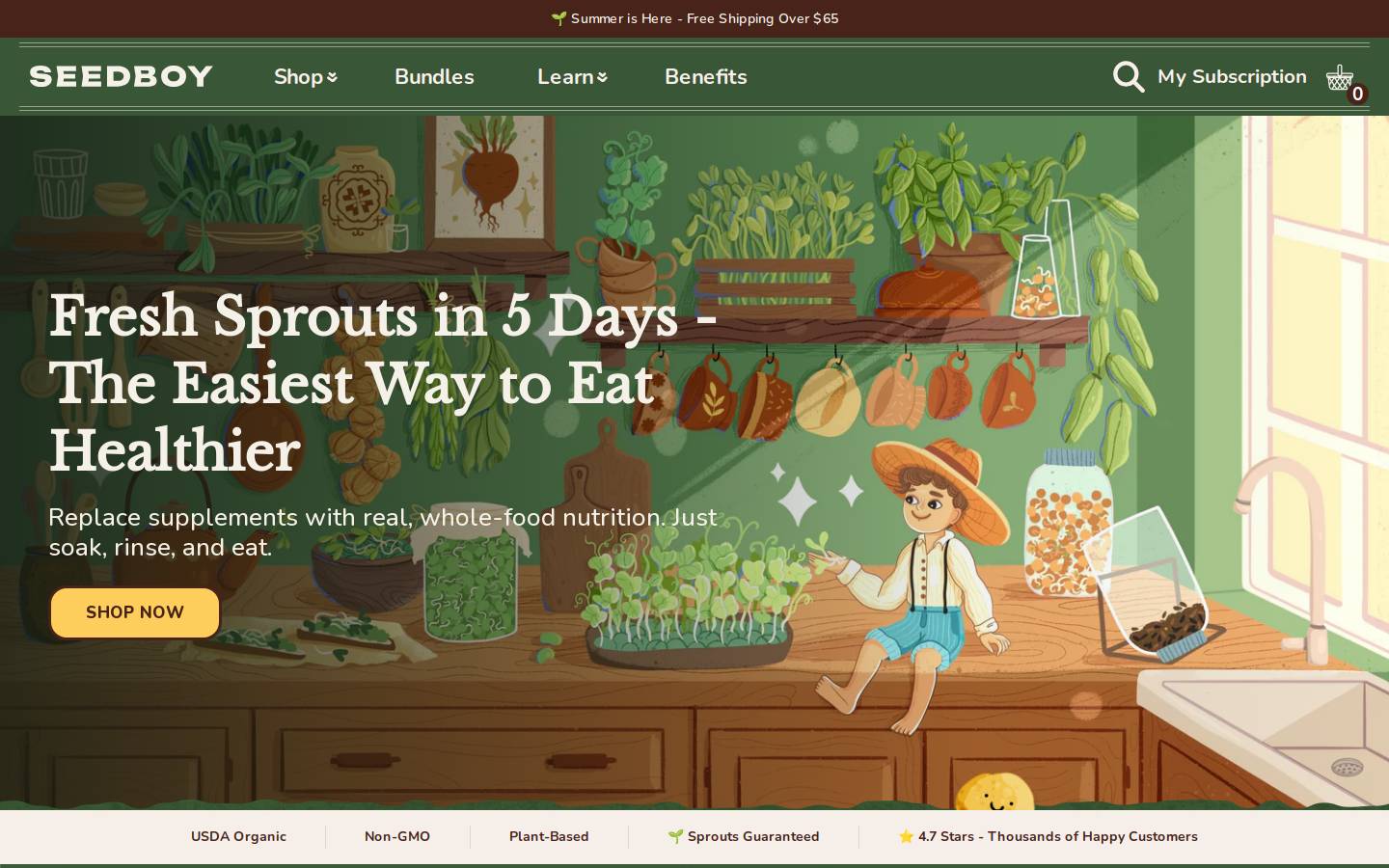 seedboy.com homepage screenshot