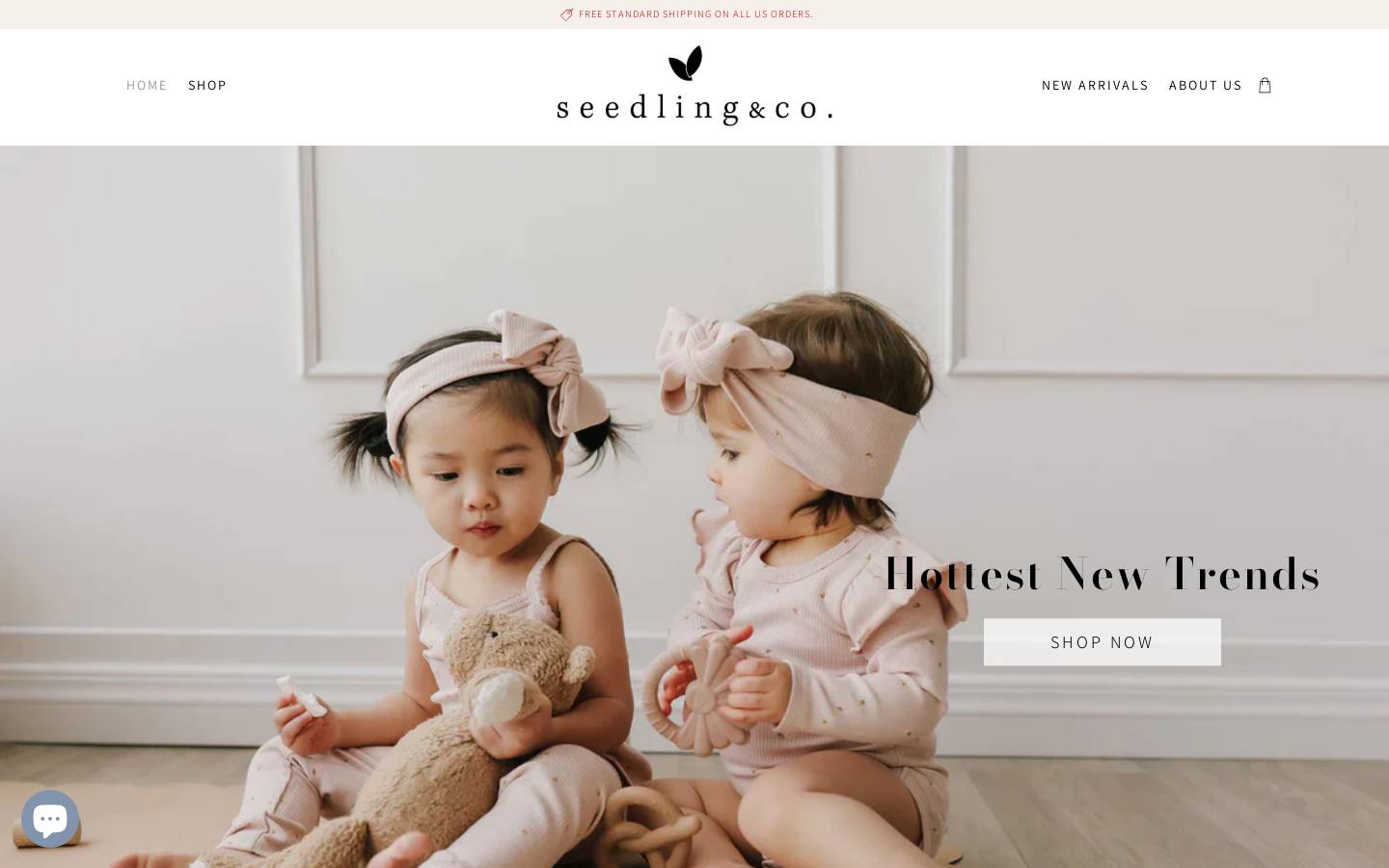 seedlingandco.com homepage screenshot