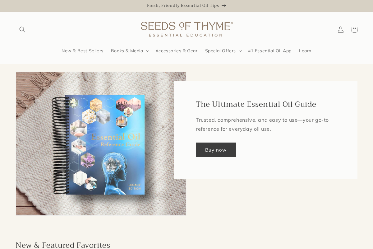 seedsofthyme.com homepage screenshot