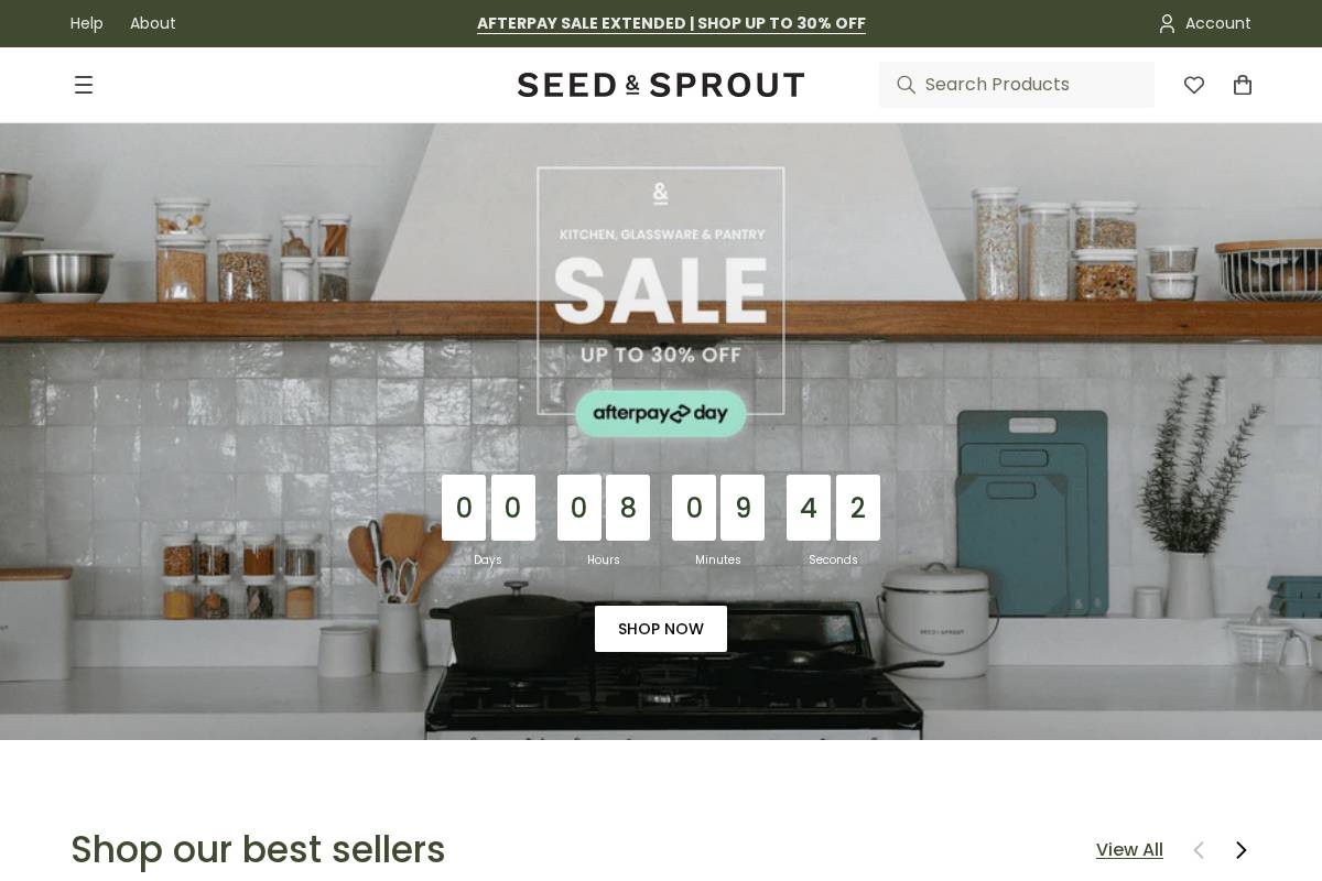Seedsprout homepage screenshot