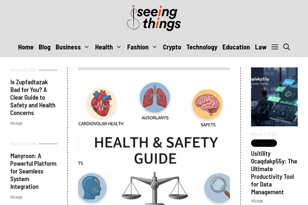 seeingthngs.com homepage screenshot
