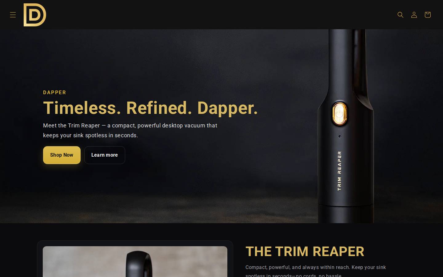 seekdapper.com homepage screenshot
