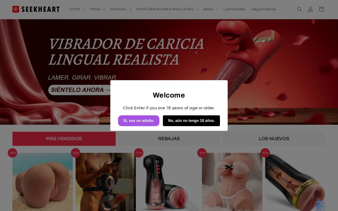 Seekheart homepage screenshot