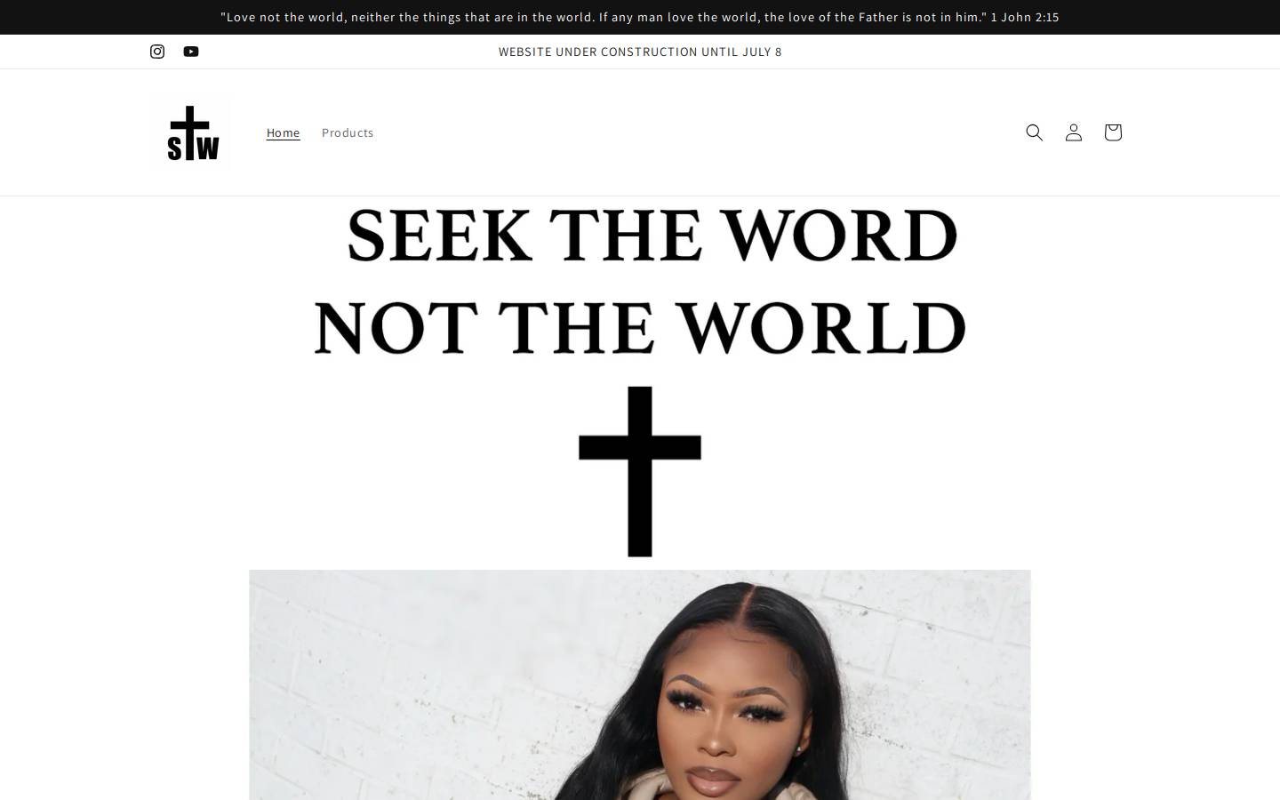 seekingtheword.net homepage screenshot