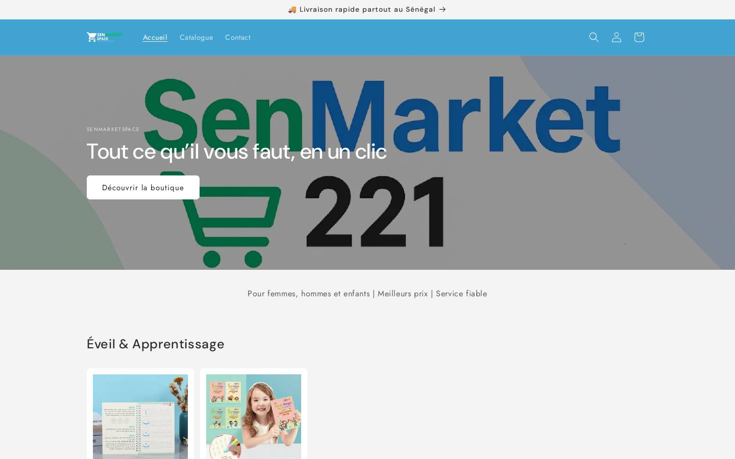 seenmarket.com homepage screenshot
