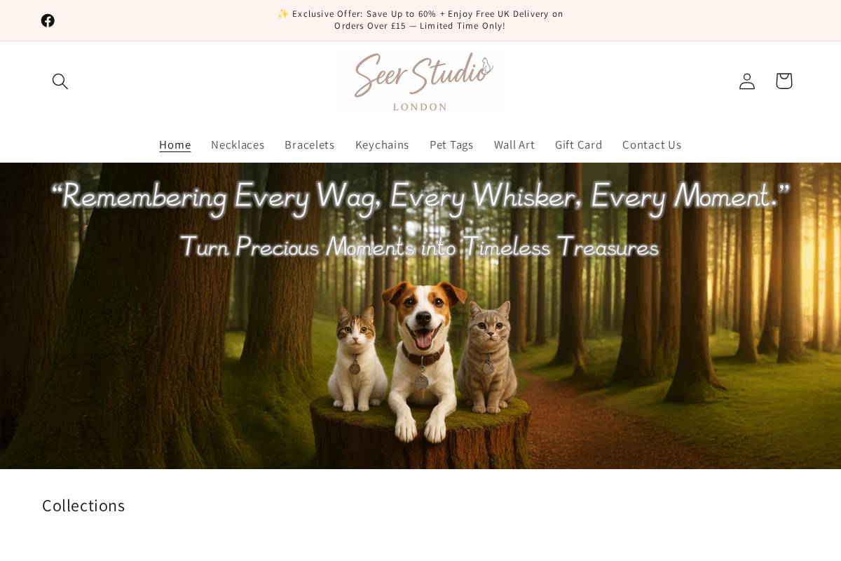 Seerstudiouk homepage screenshot