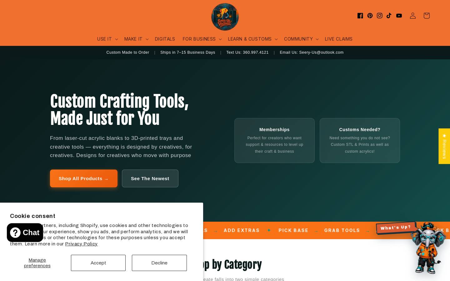 seery-us.com homepage screenshot